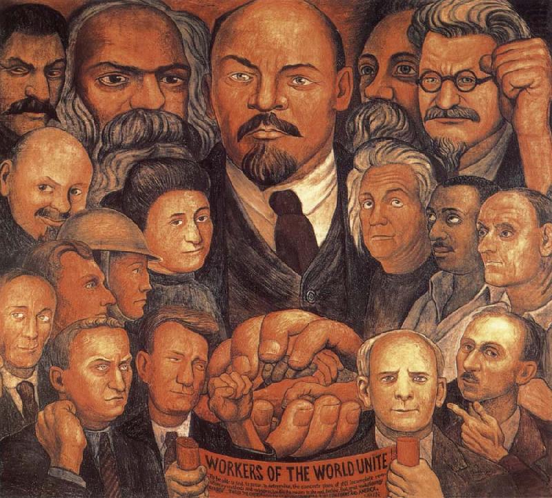 Diego Rivera Proletariate oil painting picture